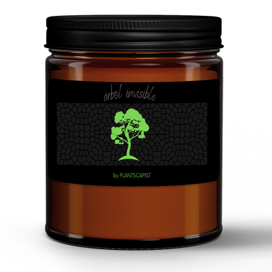 Arbol Invisible by Plantscapist Botanical Wax Candle in Amber Jar (9oz)